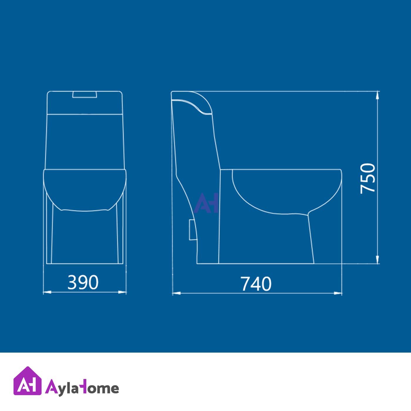 توالت فرنگی چینی کرد مدل والریا
