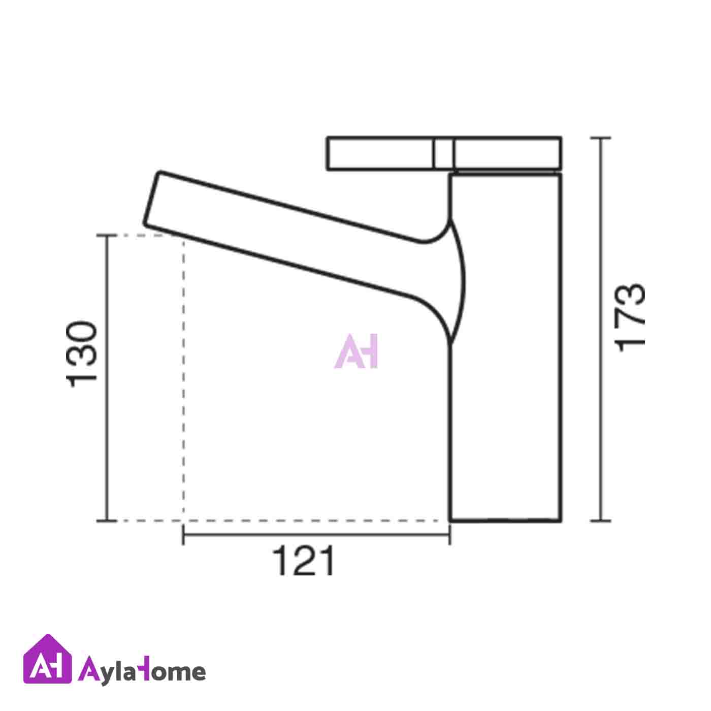 شیر روشویی کی دبلیو سی KWC مدل آوا
