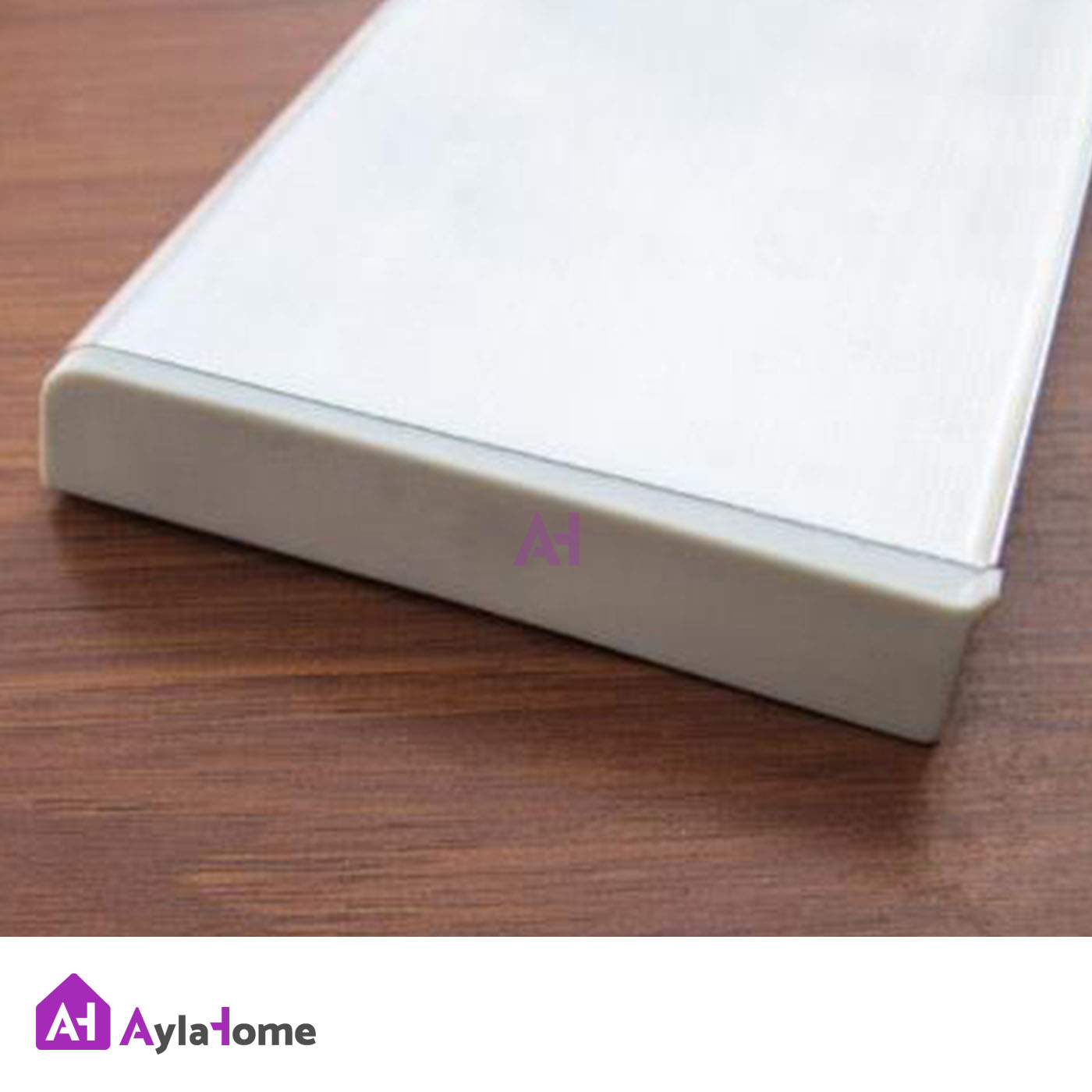 قرنیز آلومینیومی 8 سانتی بدون شیار LED کد A42 نقره ای (شاخه 3 متری)