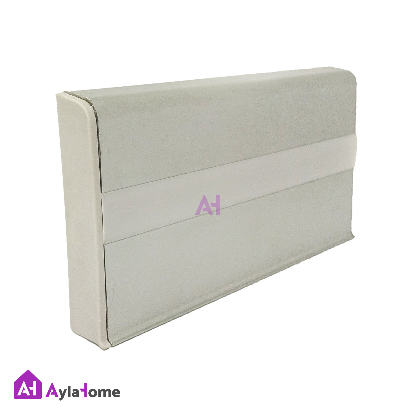 قرنیز آلومینیومی 8 سانتی با شیار LED کد LS8 نقره ای (شاخه 3 متری)