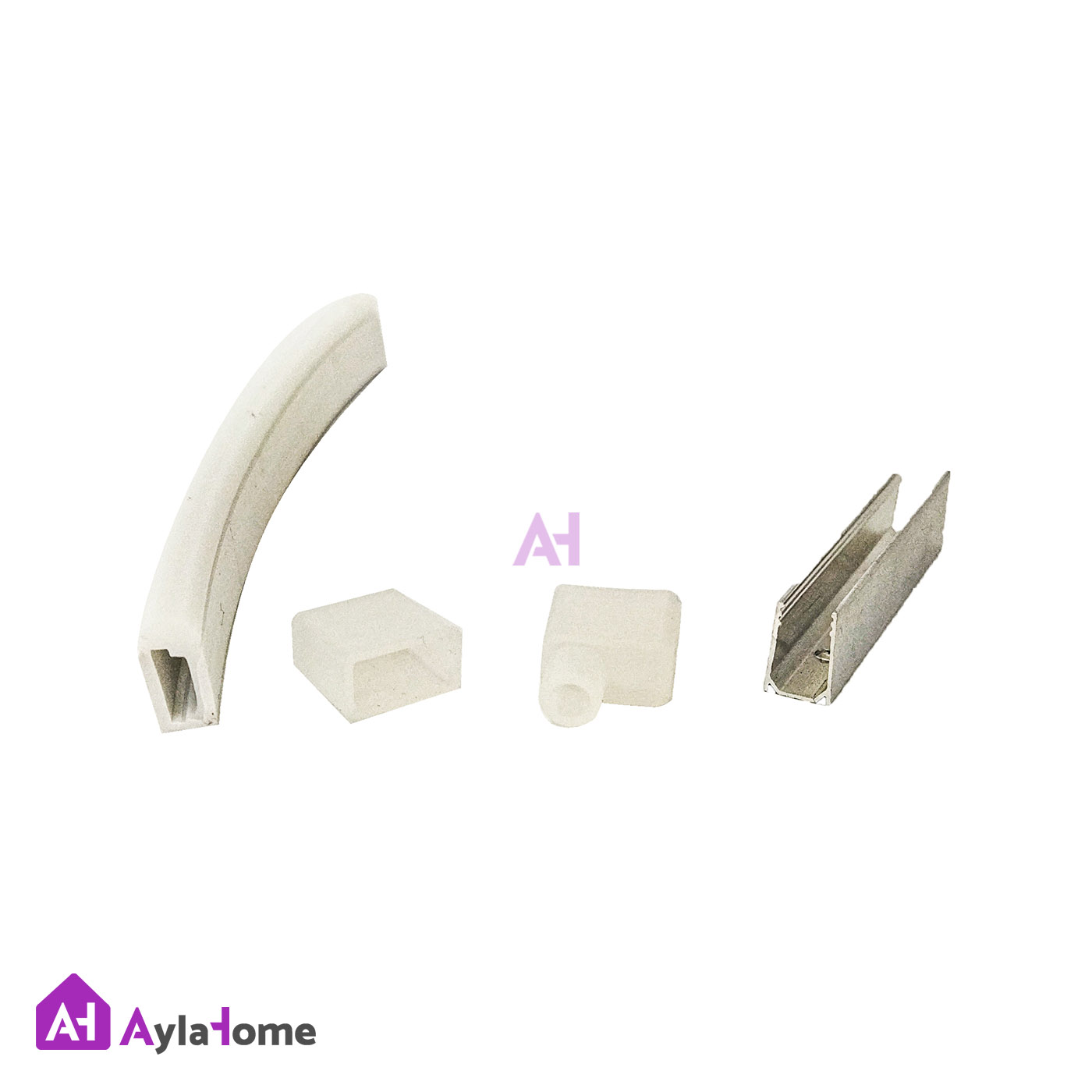 پروفیل نور خطی سیلیکونی عرض 6 کد LC1360 (شاخه 5 متری)