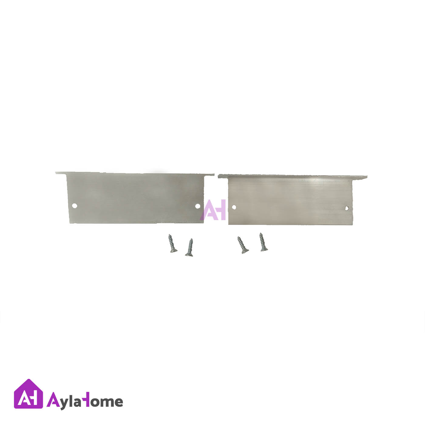 پروفیل نور خطی آلومینیومی 10 سانتی لبه دار کد L10 نقره ای (شاخه 3 متری)