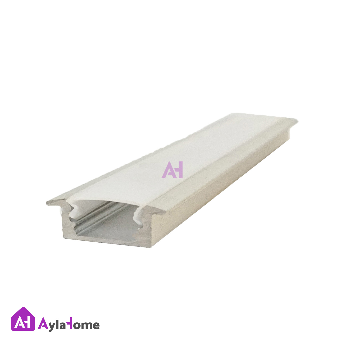 پروفیل نور خطی آلومینیومی 2 سانتی توکار کد L20 نقره ای (شاخه 3 متری)