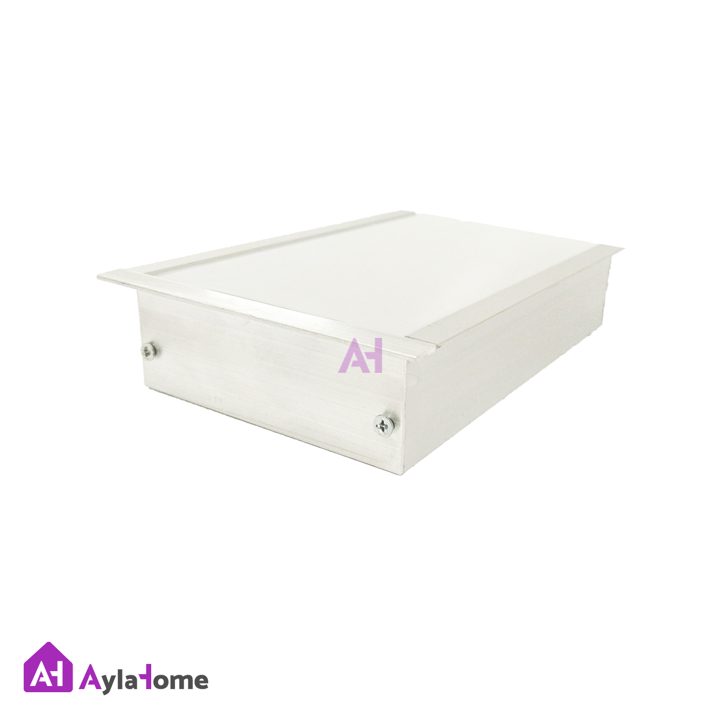 پروفیل نور خطی آلومینیومی 10 سانتی لبه دار کد L10W سفید (شاخه 3 متری)