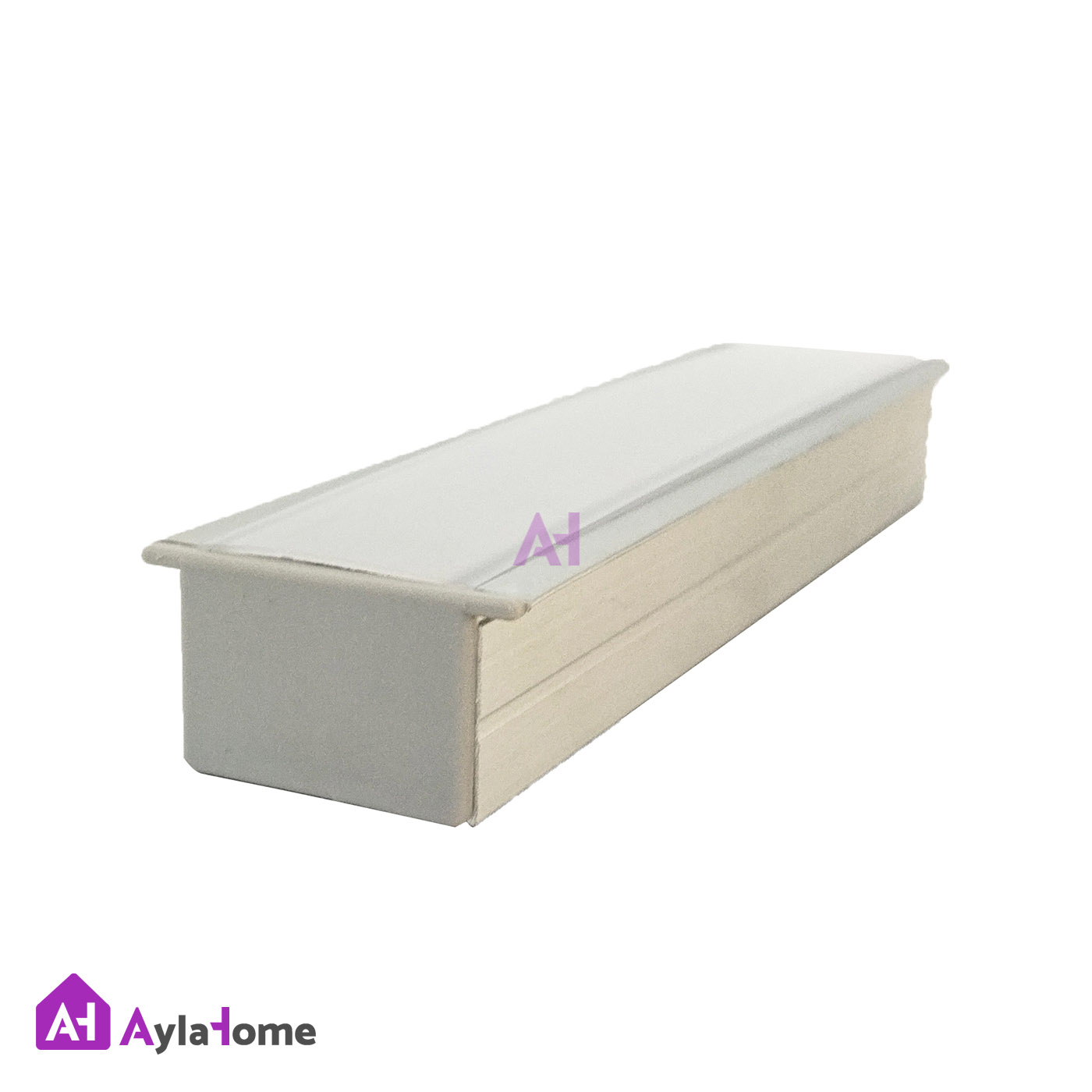 پروفیل نور خطی آلومینیومی 3 سانتی لبه دار کد L30 نقره ای (شاخه 3 متری)