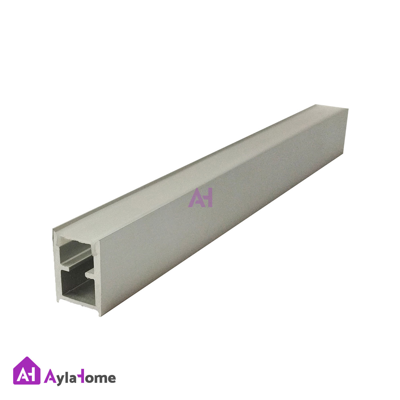 پروفیل نور خطی آلومینیومی آسانسوری کد LE نقره ای (شاخه 3 متری)