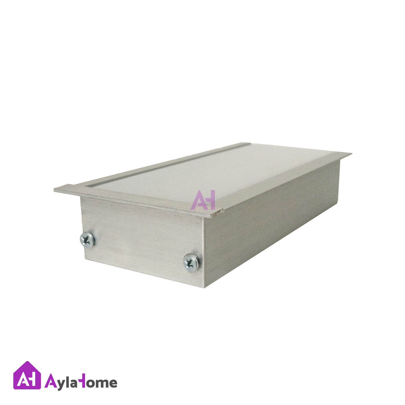 پروفیل نور خطی آلومینیومی 5 سانتی لبه دار کد L51 نقره ای (شاخه 3 متری)