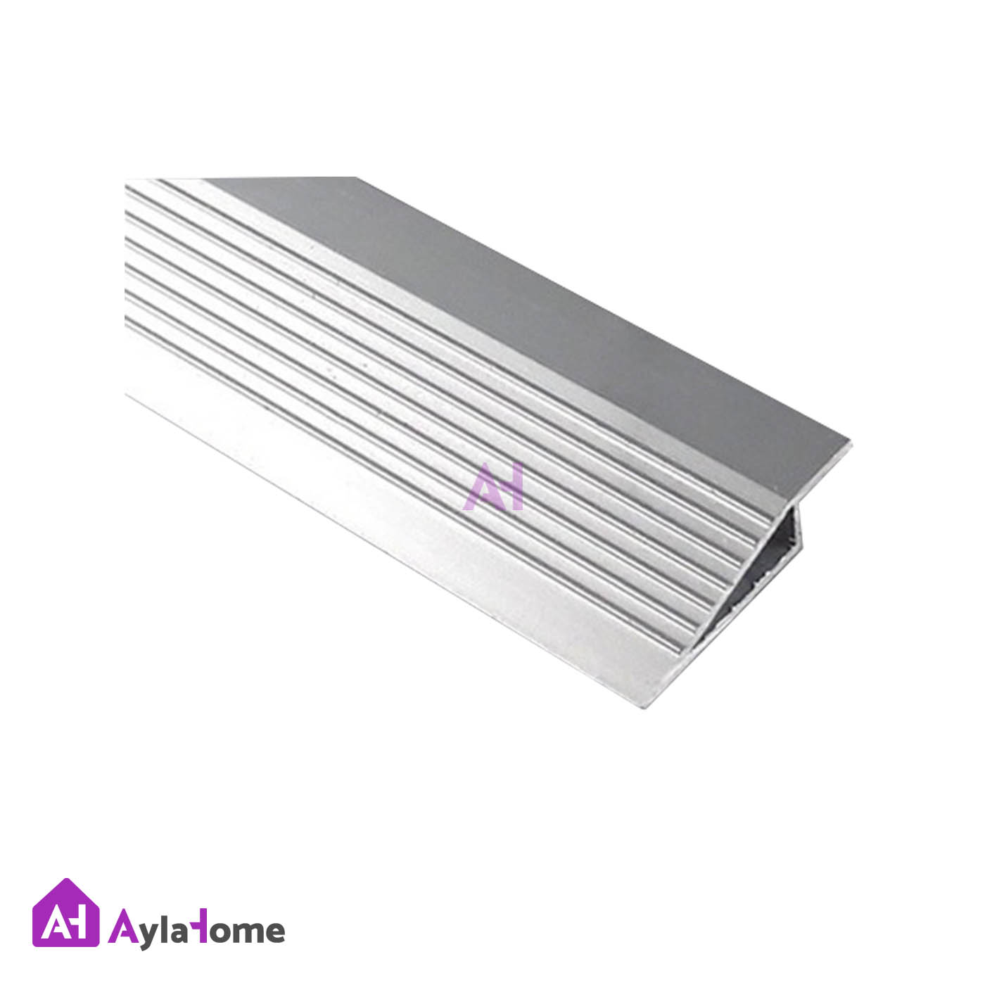پروفیل آلومینیومی شیبدار مثلثی ارتفاع 8 میل کد A3 نقره ای (شاخه 3 متری)