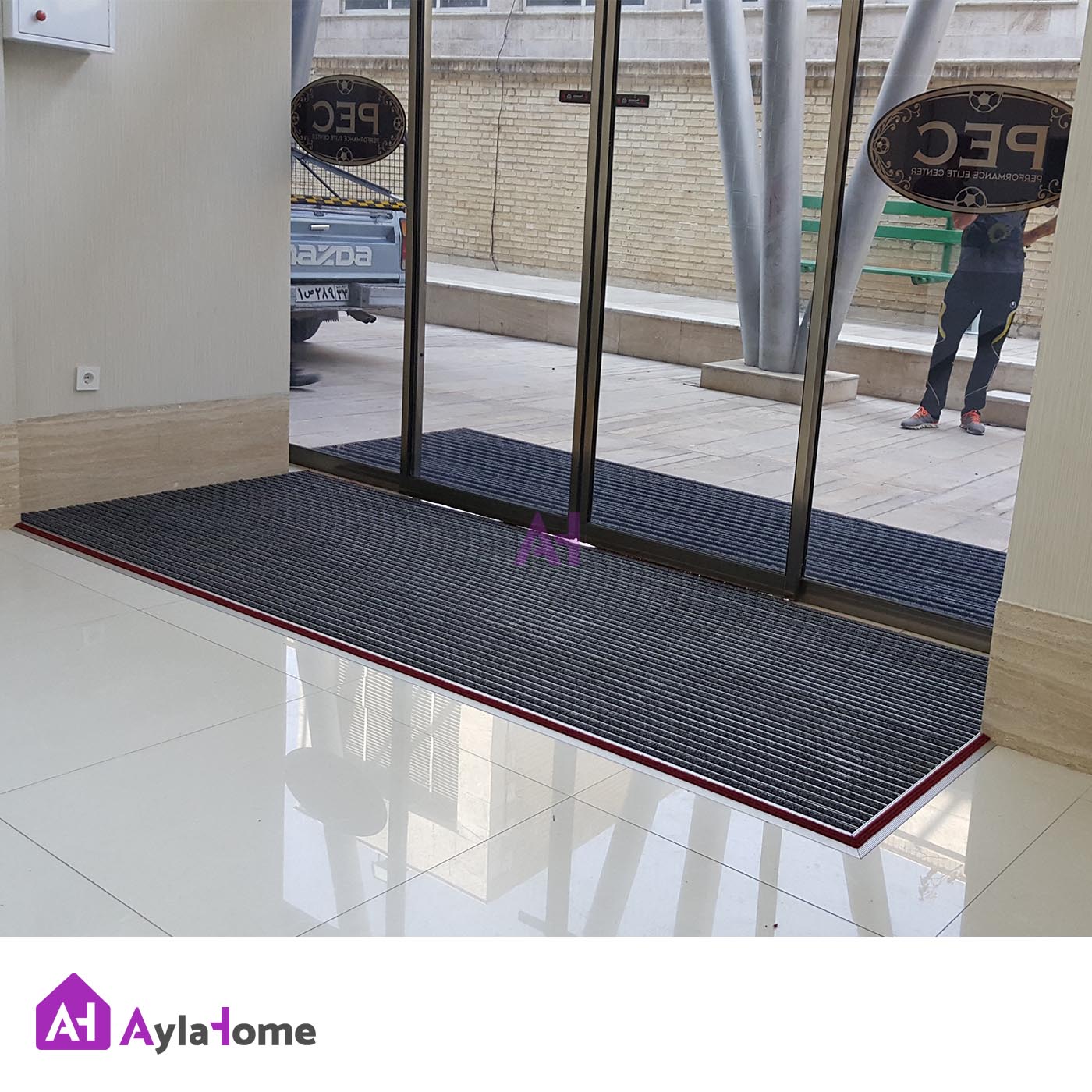 پادری آلومینیومی دو سانتی کد D350 با رویه PVC و موکت