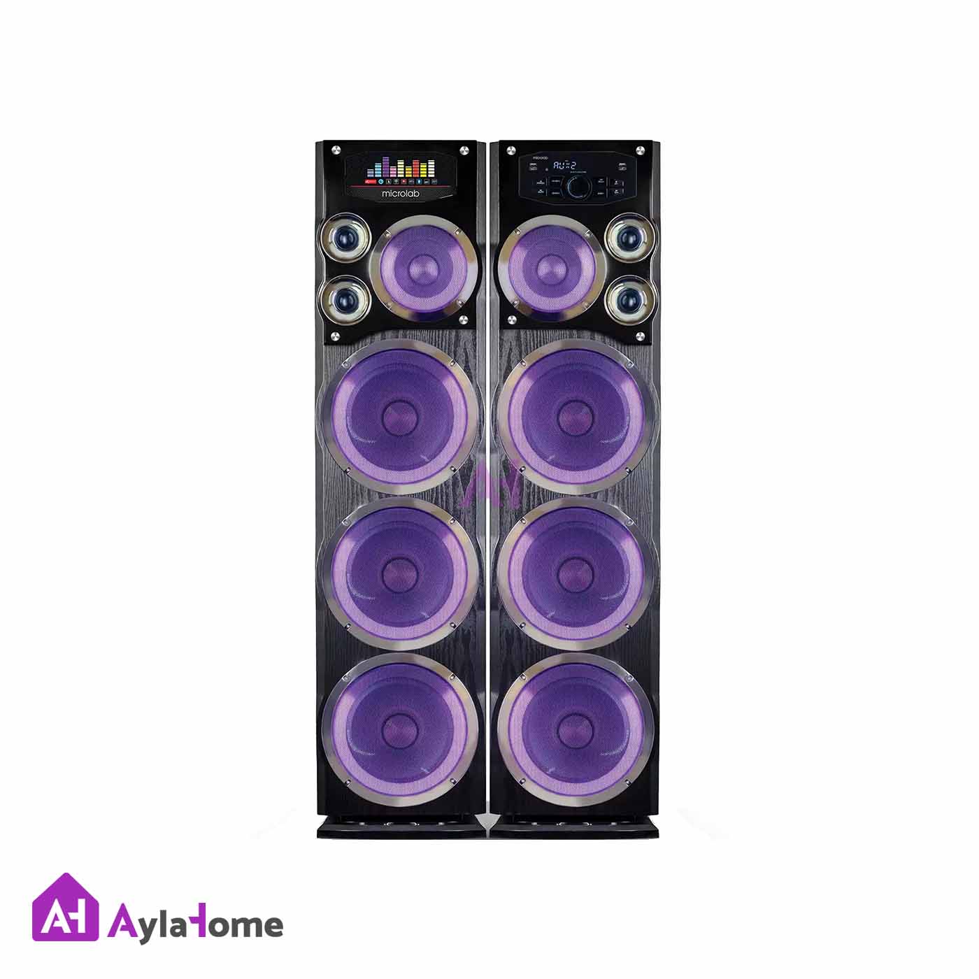 اسپیکر دو تیکه میکرولب مدل سایکلون M310105 Cy مشکی