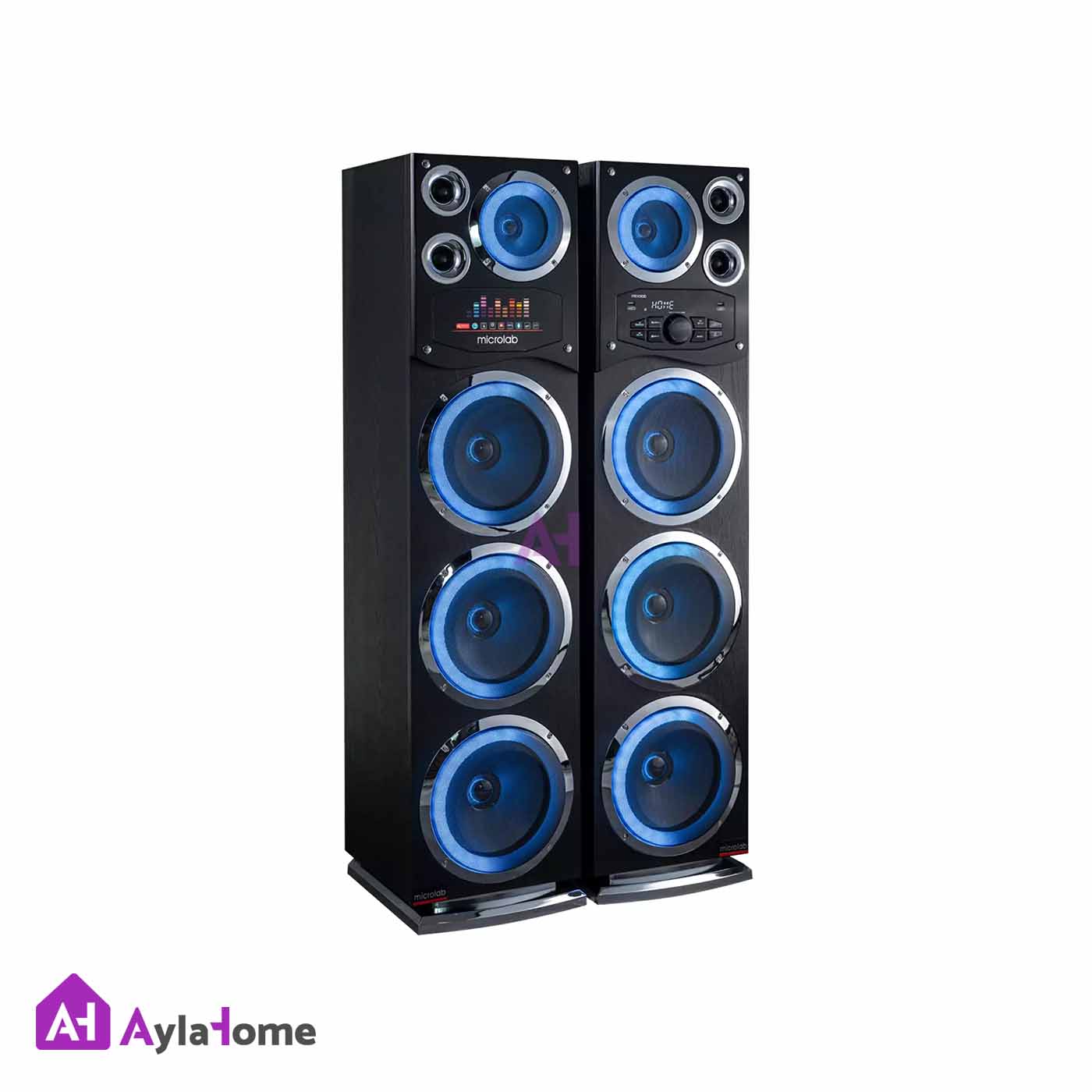 اسپیکر دو تیکه میکرولب مدل سایکلون M310104 Cy مشکی