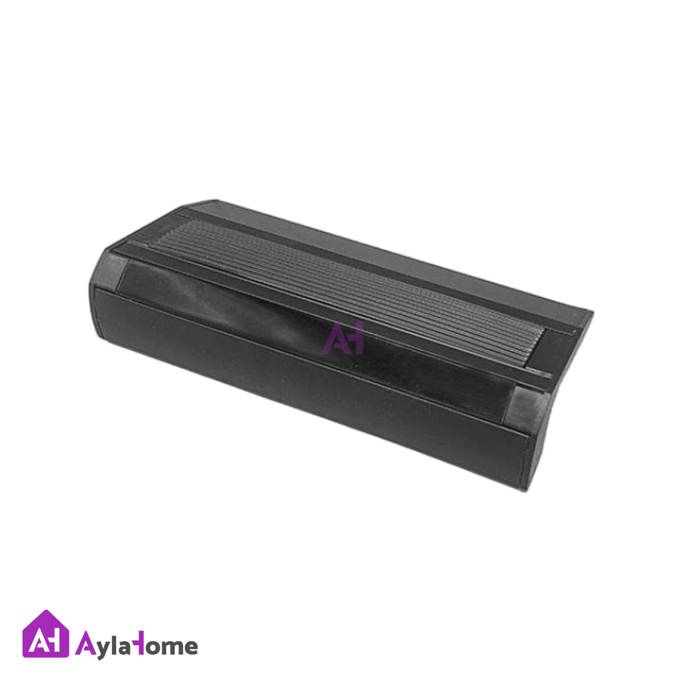 ترمز پله آلومینیومی دوبل با شیار LED کد T6B مشکی (شاخه 6 متری)