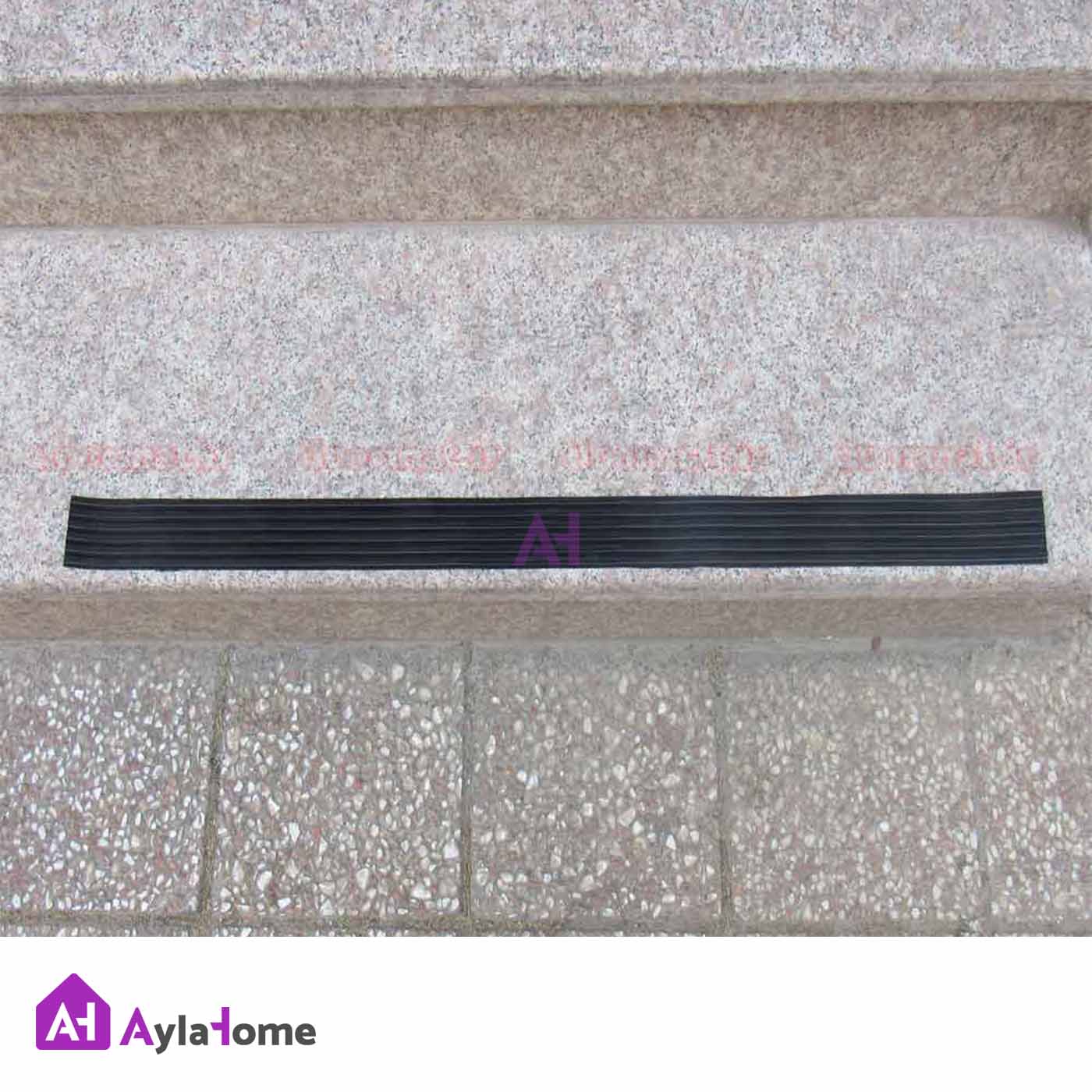 ترمز پله لاستیکی 10 سانتی متری بدون چسب کد T7-4 (رول 50 متری)